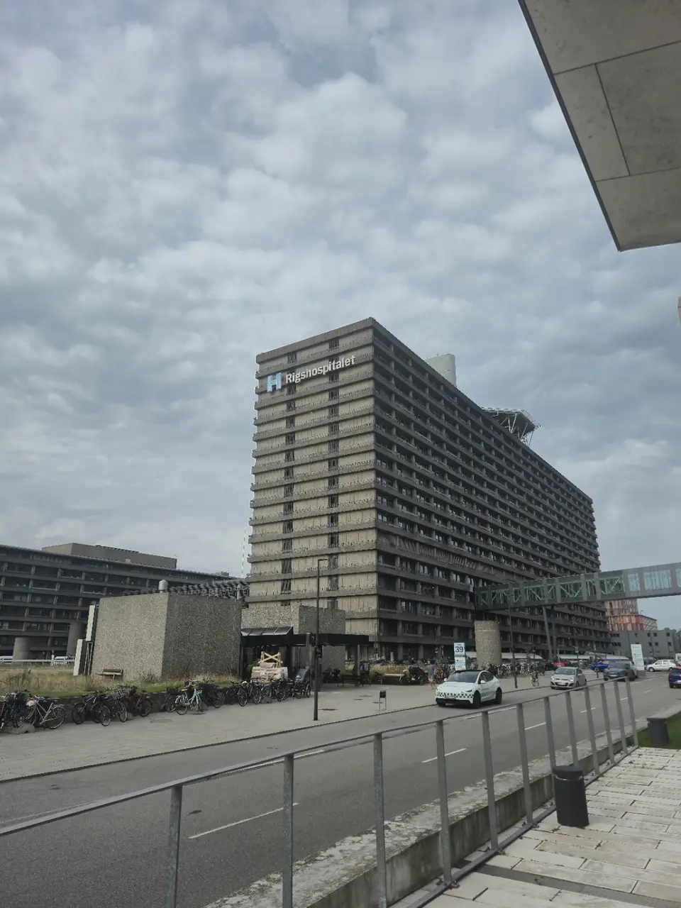 Rigshospitalets hovedbygning set udefra